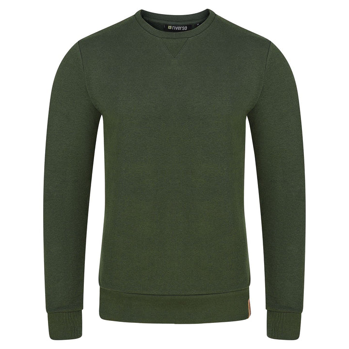riverso Herren Pullover RIVPhillip Sweatshirt Basic Rundhals Sweater Pulli Langarm Regular Fit Einfa