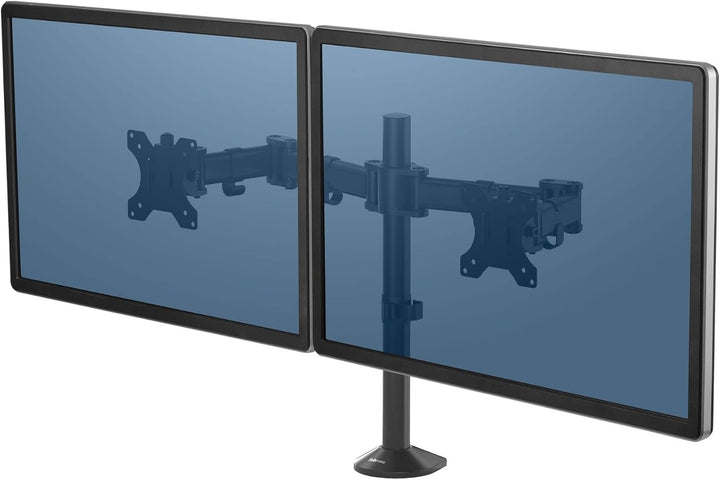 Fellowes Monitor Halterung 2 Monitore - Monitor Arm für 2 Bildschirme bis 68,5 cm (27 Zoll) - bis 18