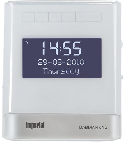 Imperial DABMAN d15 Radiowecker mit DAB+ B-Ware, Farbe:weiss