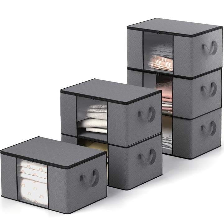 Generisch ARATERVIO Faltbare Aufbewahrungstasche Grosse Aufbewahrungsbox mit Deckel und Griff & Sich