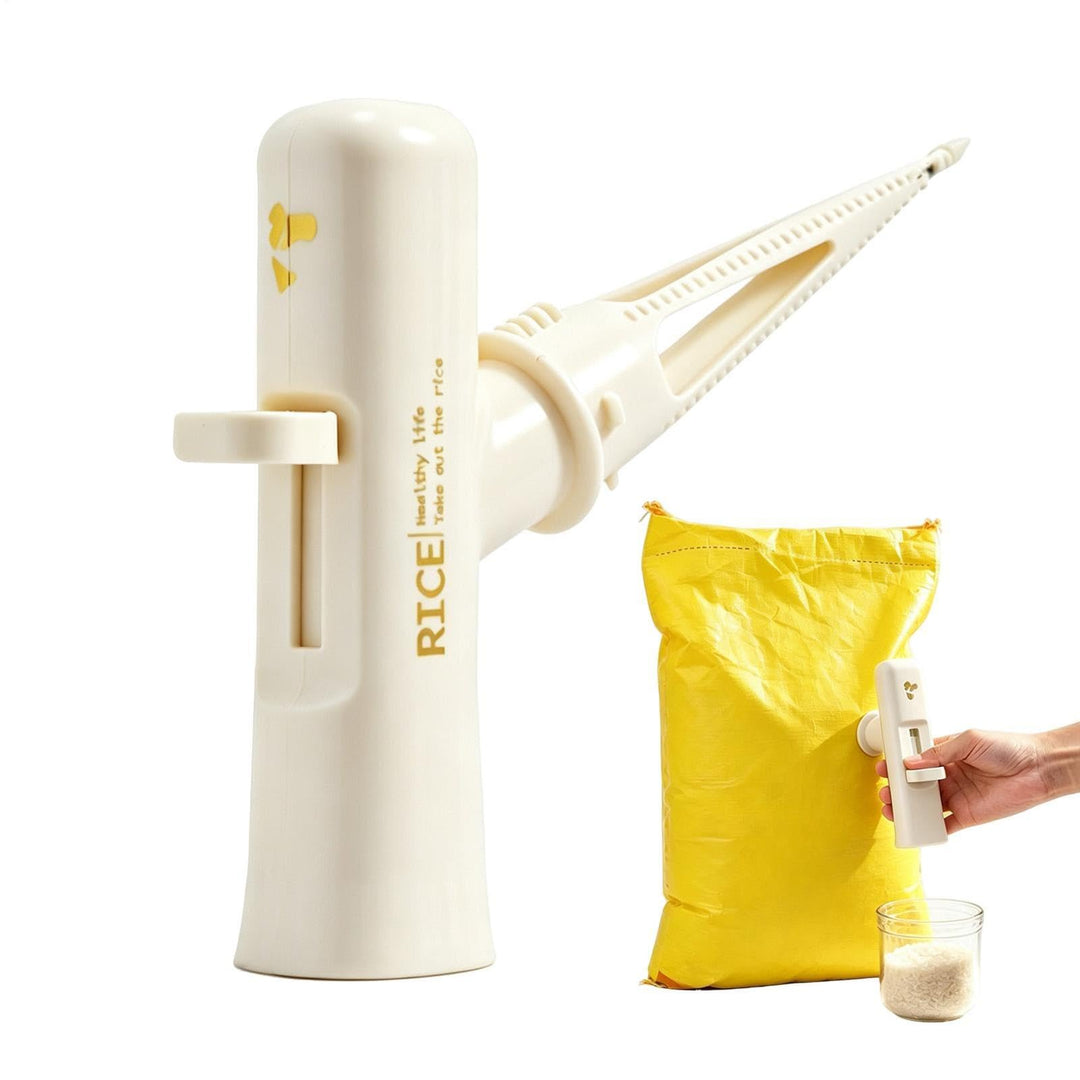 Generisch 2 Stück Reisspender Ausgiesser Rice Dispenser Küchenhelfer | Müsli Cerealienspender Küchen