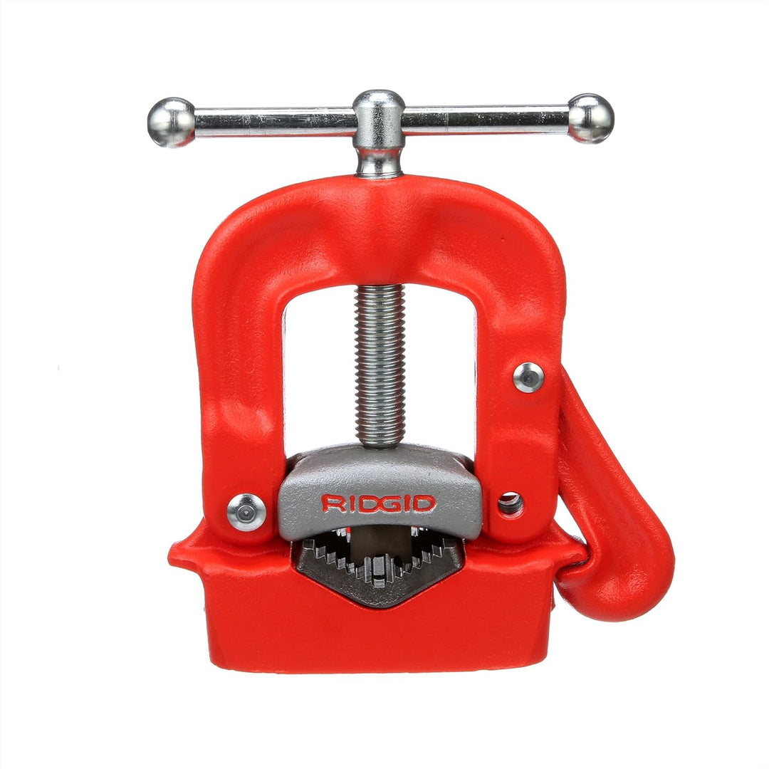 RIDGID 40080 Modell 21A Werkbank-Montageschraubstock, Rohrschraubstock 1/8" bis 2" (6 bis 50 mm) One