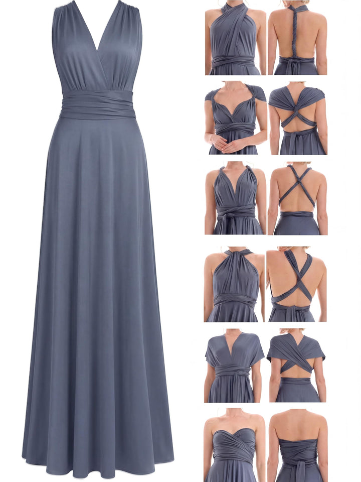 Juvell Brautjungfernkleider lang - Infinity Dress Maxi - Abendkleider elegant-festlich - Multiway-Wi