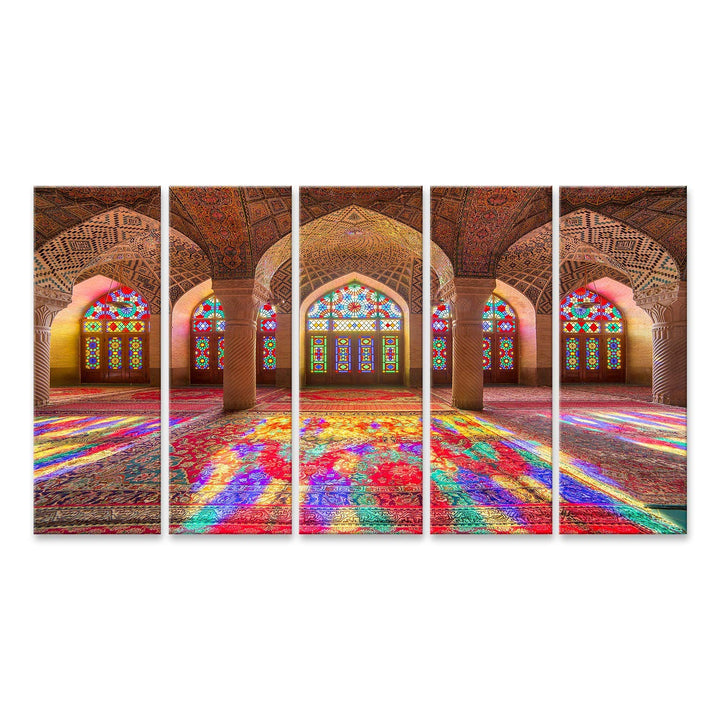 islandburner Bild auf Leinwand Nasir Al Mulk Moschee Shiraz Iran Bilder Wandbilder Poster Leinwand 1