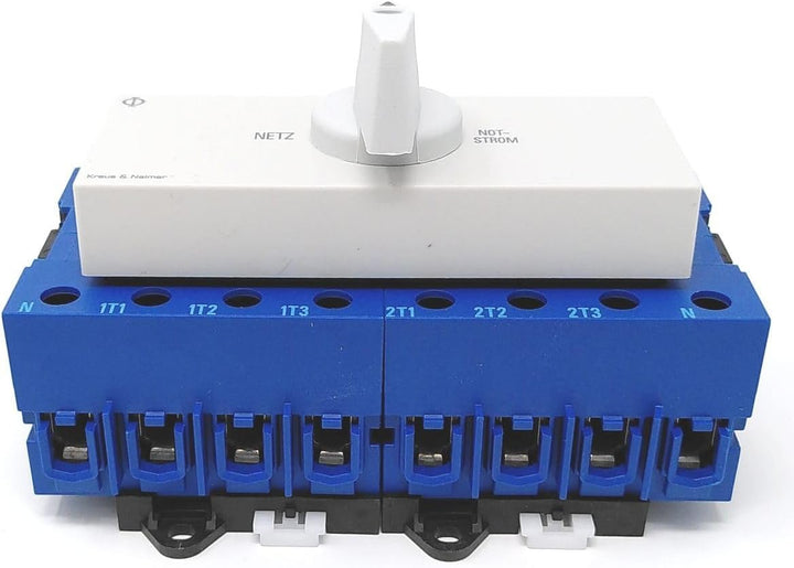 Kraus & Naimer KG40B K950 VE2 +F437 Umschalter 4-polig 40A mit Stellung Netz 0 Notstrom Schnappbefes
