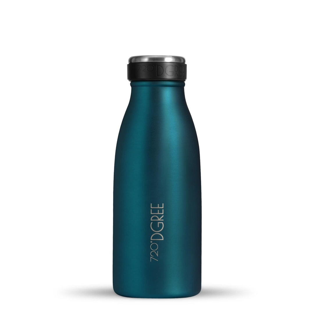 720°DGREE Edelstahl Trinkflasche “milkyBottle” - 350ml - Perfekt für Kinder, BPA-Frei, Auslaufsicher