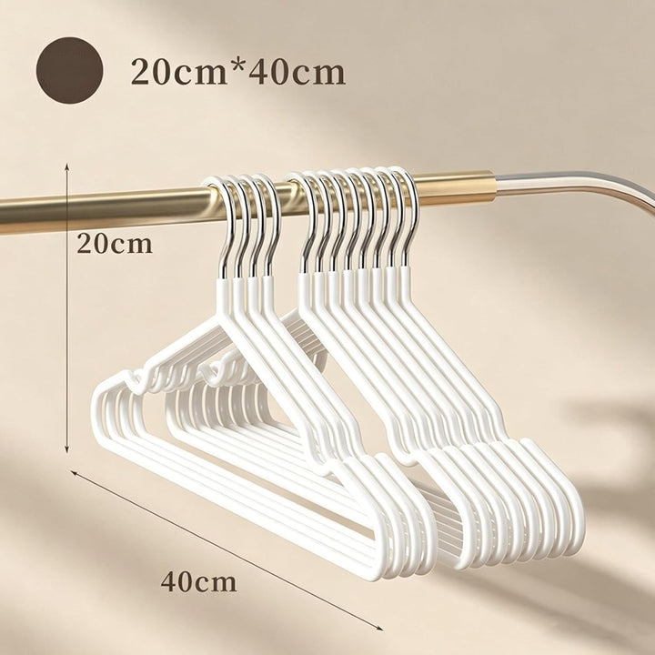 Kleiderbügel Metall (40 cm) – 40 Stück Platzsparende Kleiderbügel für Erwachsene,0,4cm Dick, Belastb