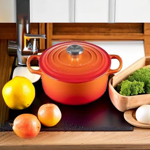 Le Creuset Signature Gusseisen-Bräter mit Deckel, Ø 18 cm, Rund, Für alle Herdarten und Induktion ge