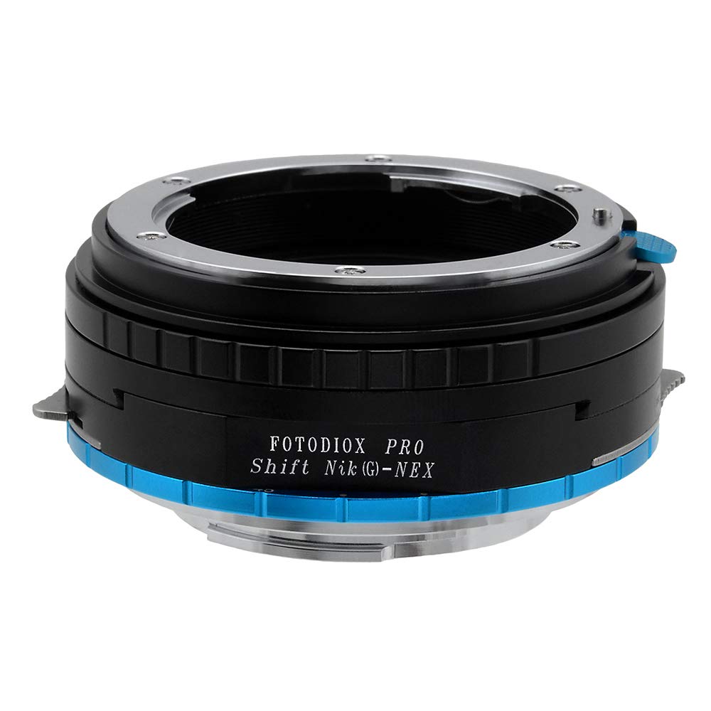 Fotodiox Pro Shift Lens Mount Adapter Compatible with Nikon F-Mount G-Type Lenses on Sony E-Mount Ca