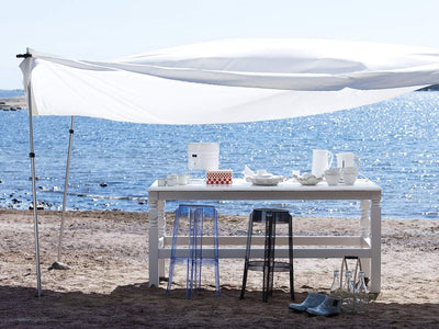 Kartell Charles Ghost, Hocker Medium, H. 65 cm, Glasklar, 2er-Satz H. 65 Glasklar, H. 65 Glasklar