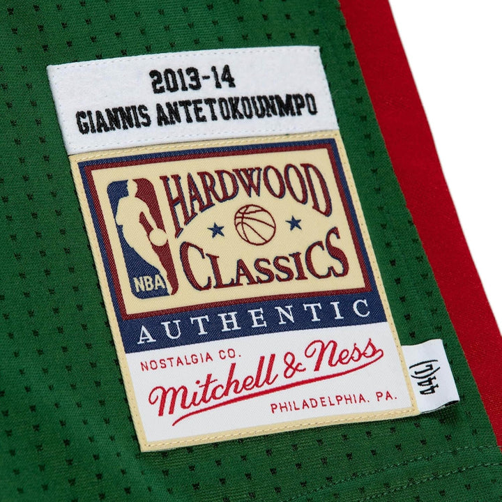 Mitchell & Ness NBA Milwaukee Bucks Giannis Anteokounmpo Road Trikot Herren S Grün, S Grün