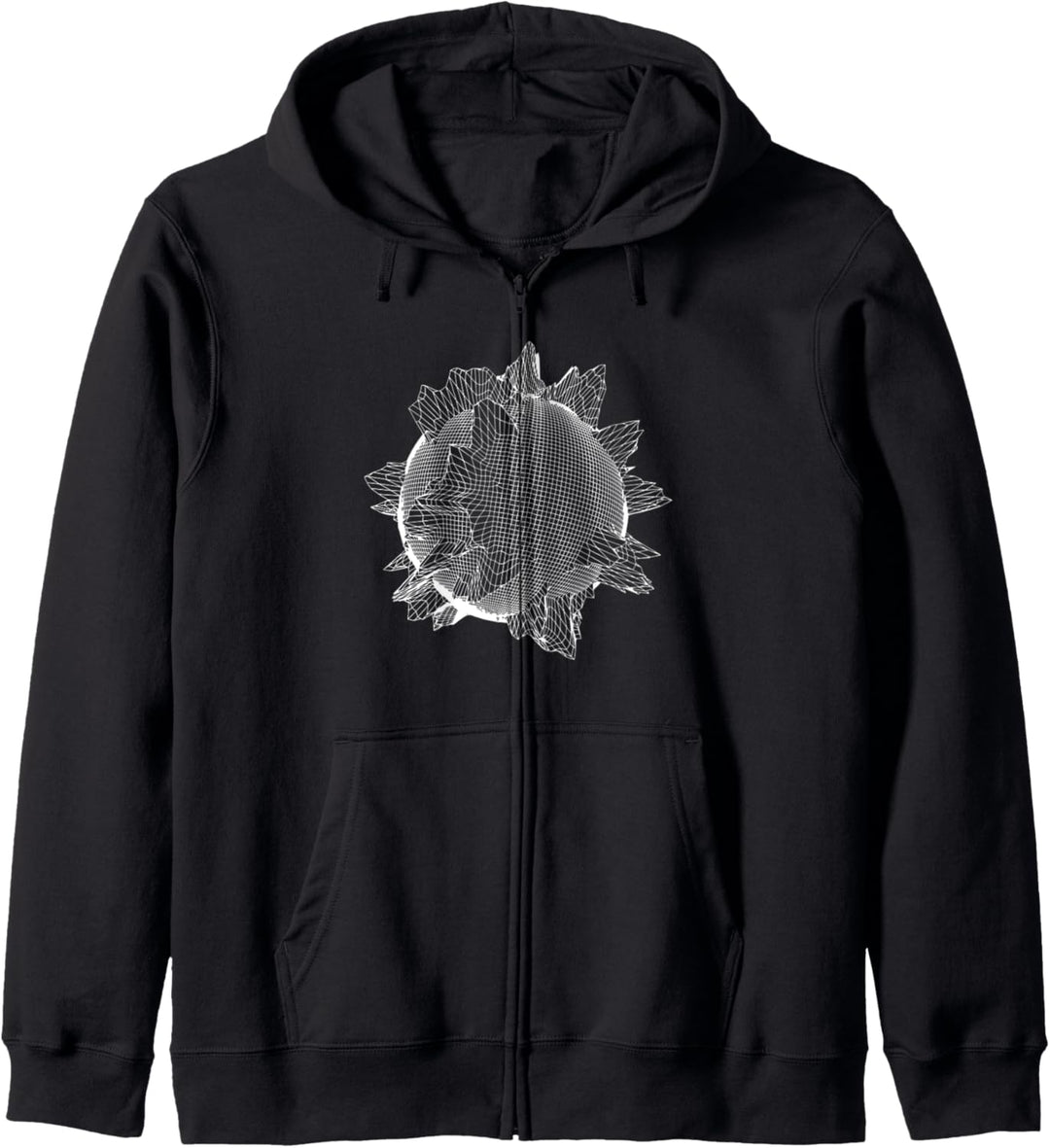Geometrie Kreis Dreiecke Kugeln Geometrische Nerd Geek Kapuzenjacke