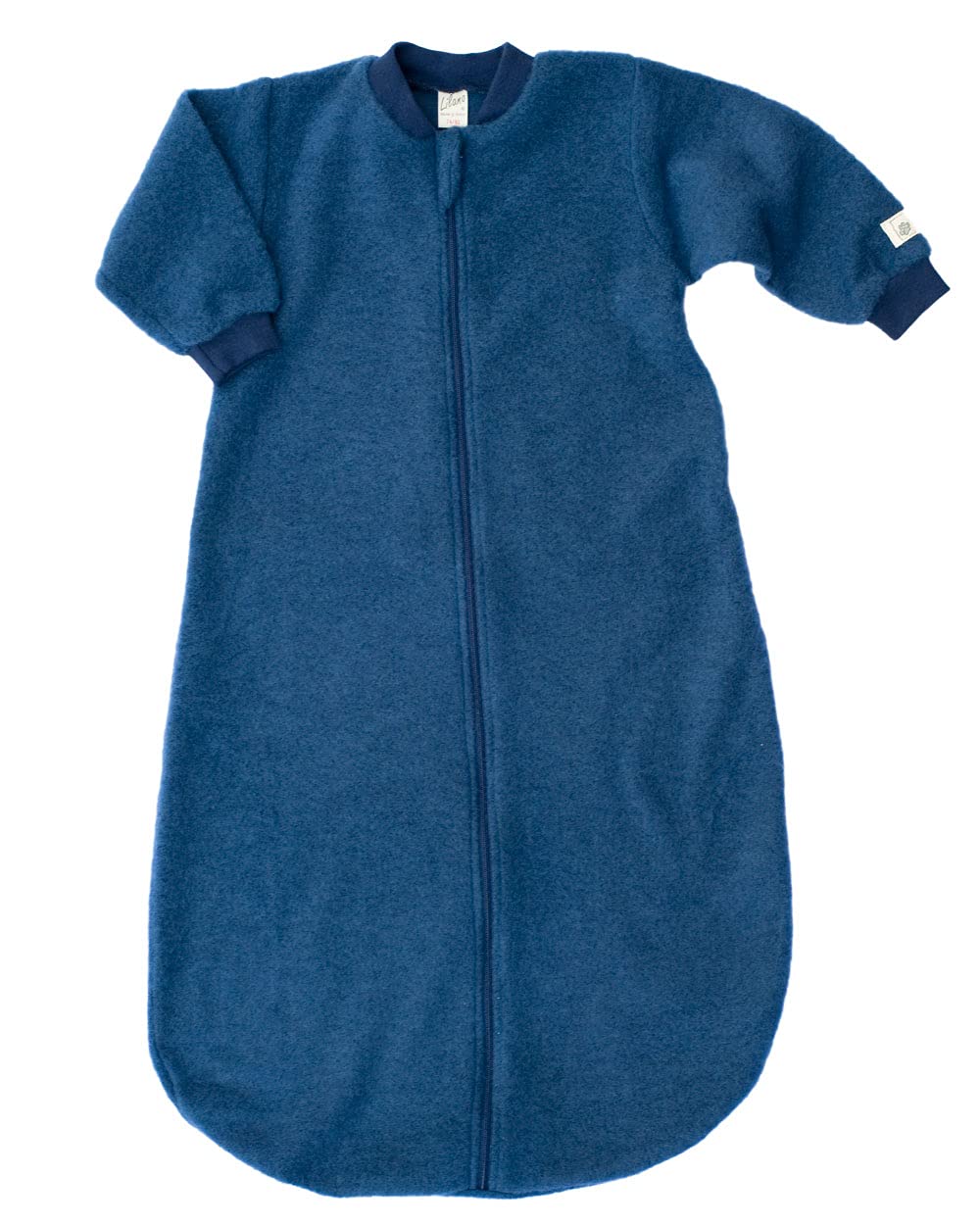 Lilano, Merino Flausch Schlafsack mit Arm, 100% Wolle (kbT) (Marine, 86-92) Marine 86-92, Marine 86-