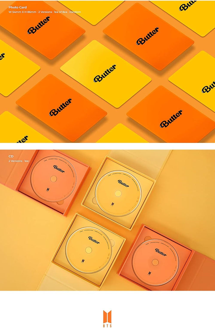 BTS – Butteralbum + extra Fotokarten-Set (Pfirsichver) Pfirsich-ver., Pfirsich-ver.