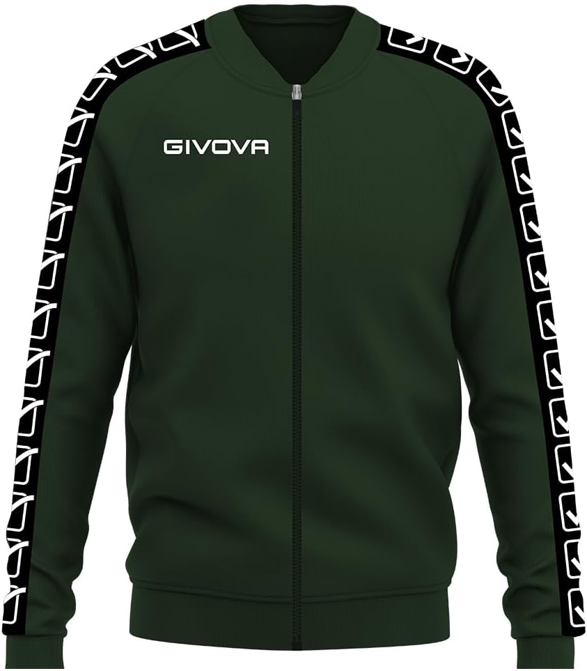 Givova Herren Giacca College Band Weste (1er Pack) XXS Grün, XXS Gr&#xFC;n