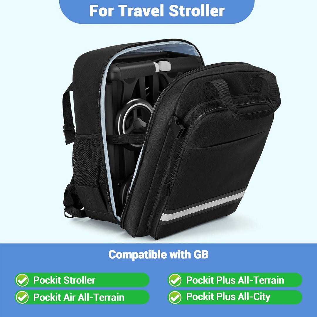 HODRANT Leichte und Tragbare Kinderwagen Reise Rucksack , Kompatibel mit GB Pockit &amp; Air Plus All Te