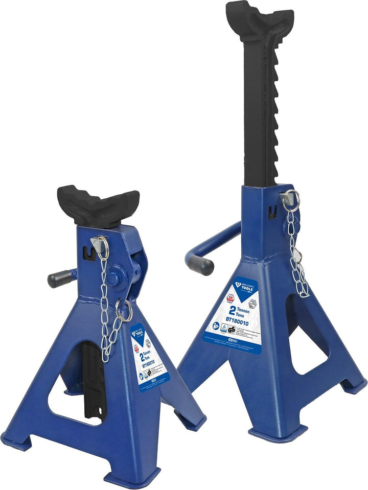BRILLIANT TOOLS Unterstellböcke mit Schnellentriegelung,