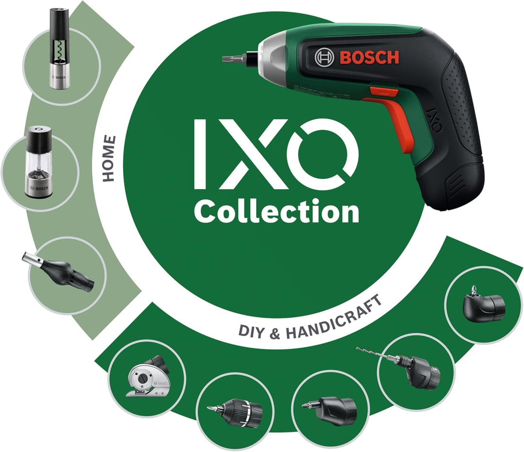 Bosch IXO8 Akku-Schrauber (Bitsatz, Aufbewahrungsbox)