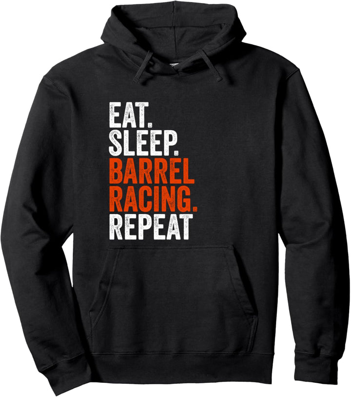 Barrel-Rennen Rodeo-Barrel-Rennfahrer Pullover Hoodie