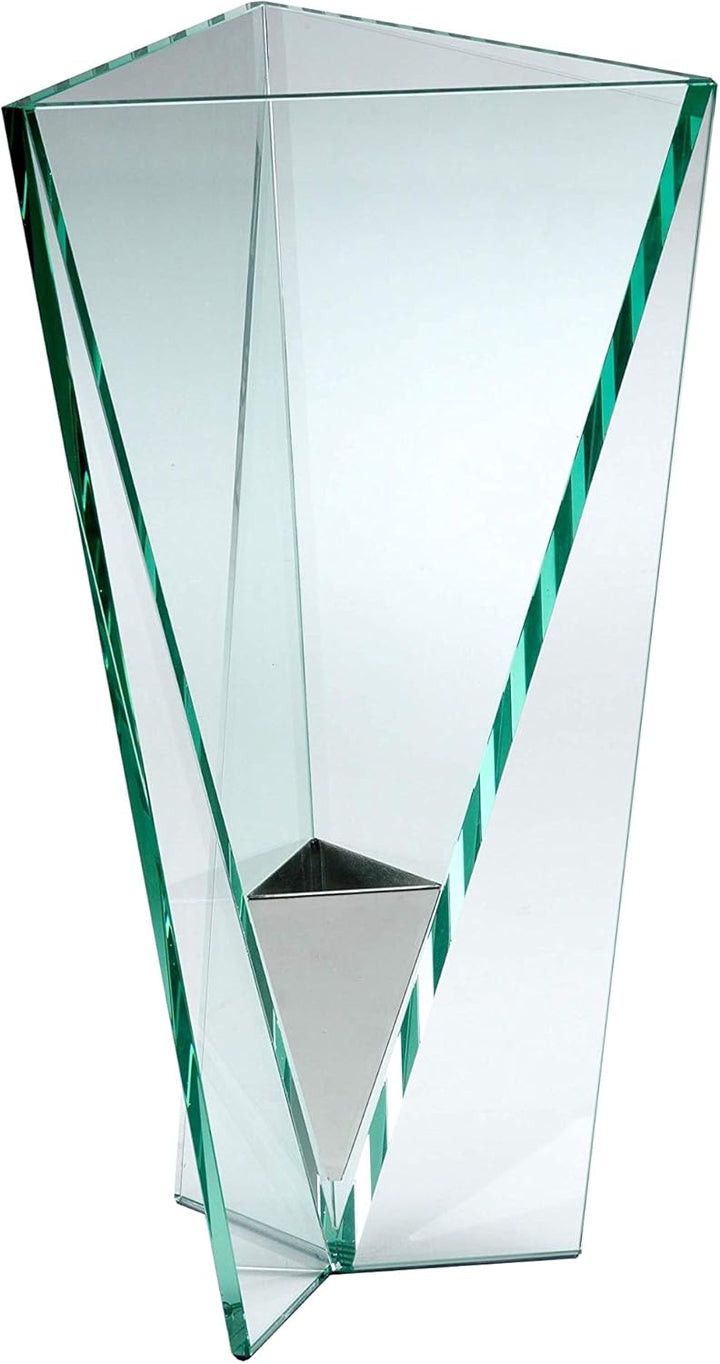 IMAGO FACTORY Drop | Schirmständer aus transparentem Glas – Schirmständer für den Innenbereich, mit