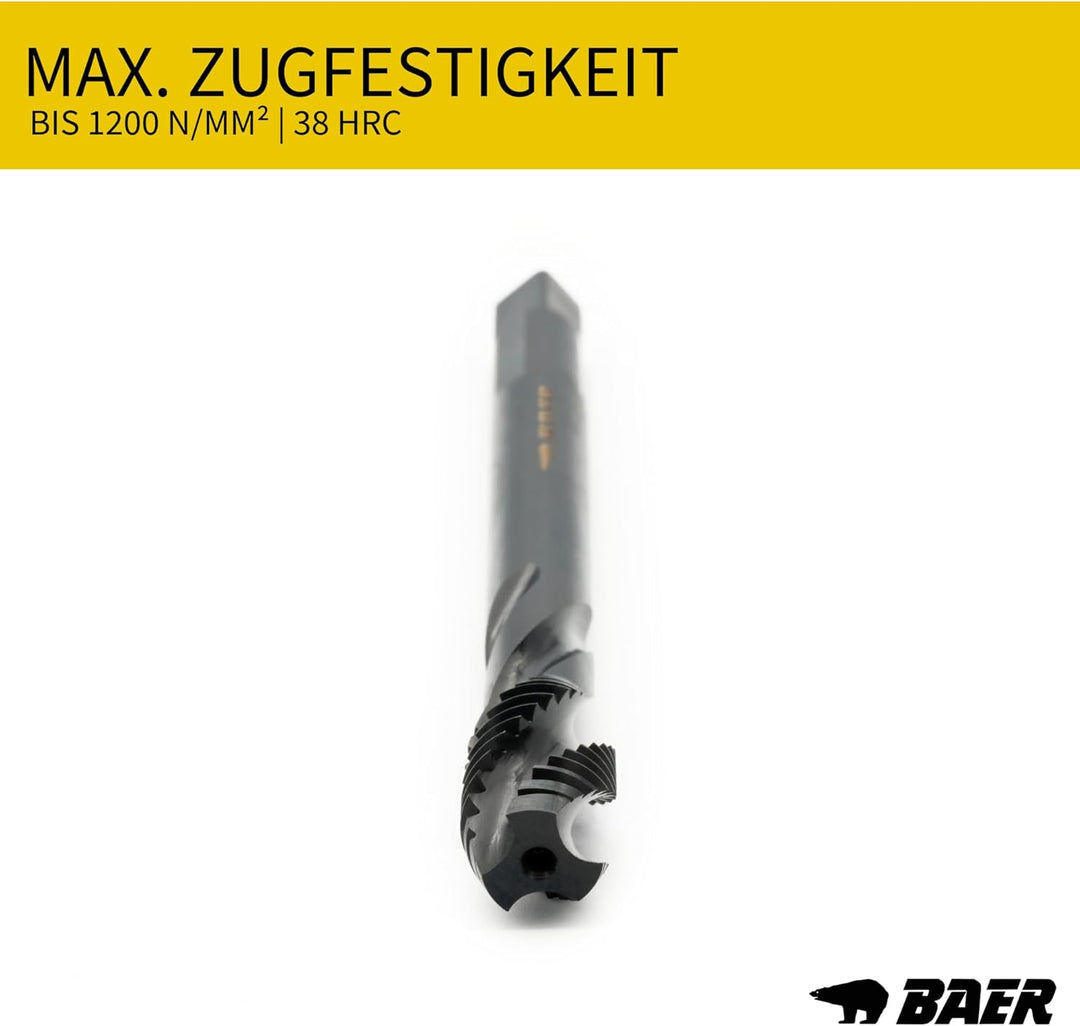 BAER TriTap Gewindebohrer HSSE-VAP Sackloch - Gewindeschneiden - Maschinengewindebohrer - Gewindeboh