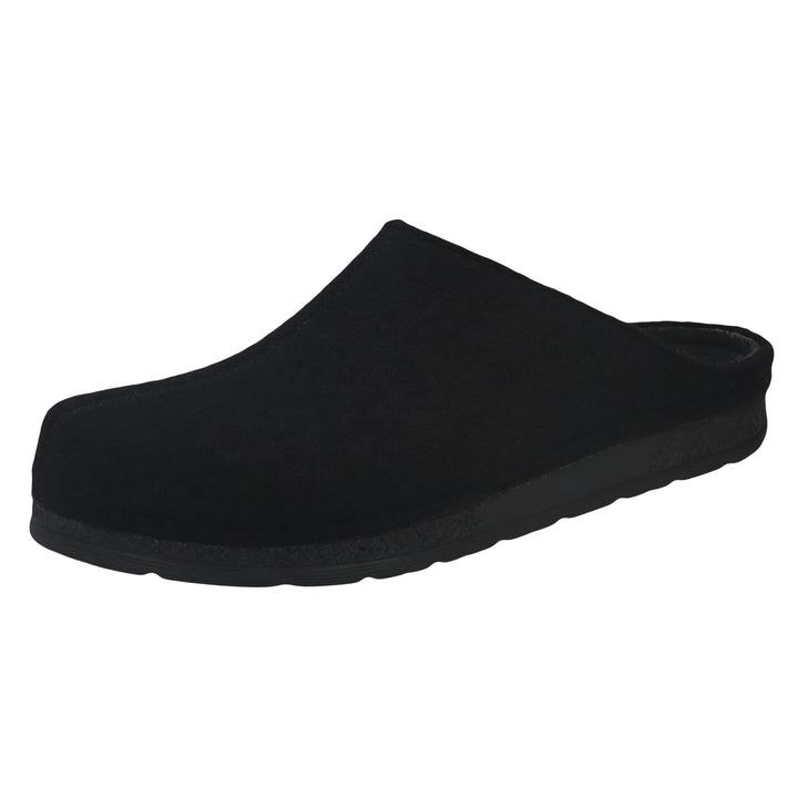 Berkemann Herren Nils Hausschuh 40 2/3 EU Schwarz, 40 2/3 EU Schwarz