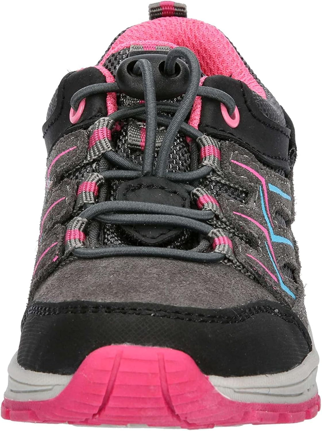 Lico Mädchen Mani Sneaker 27 EU Anthrazit Pink, 27 EU Anthrazit Pink