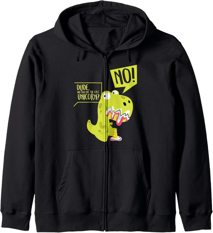 Did You Eat The Last Unicorn I T-Rex I Dinosaurier Kapuzenjacke