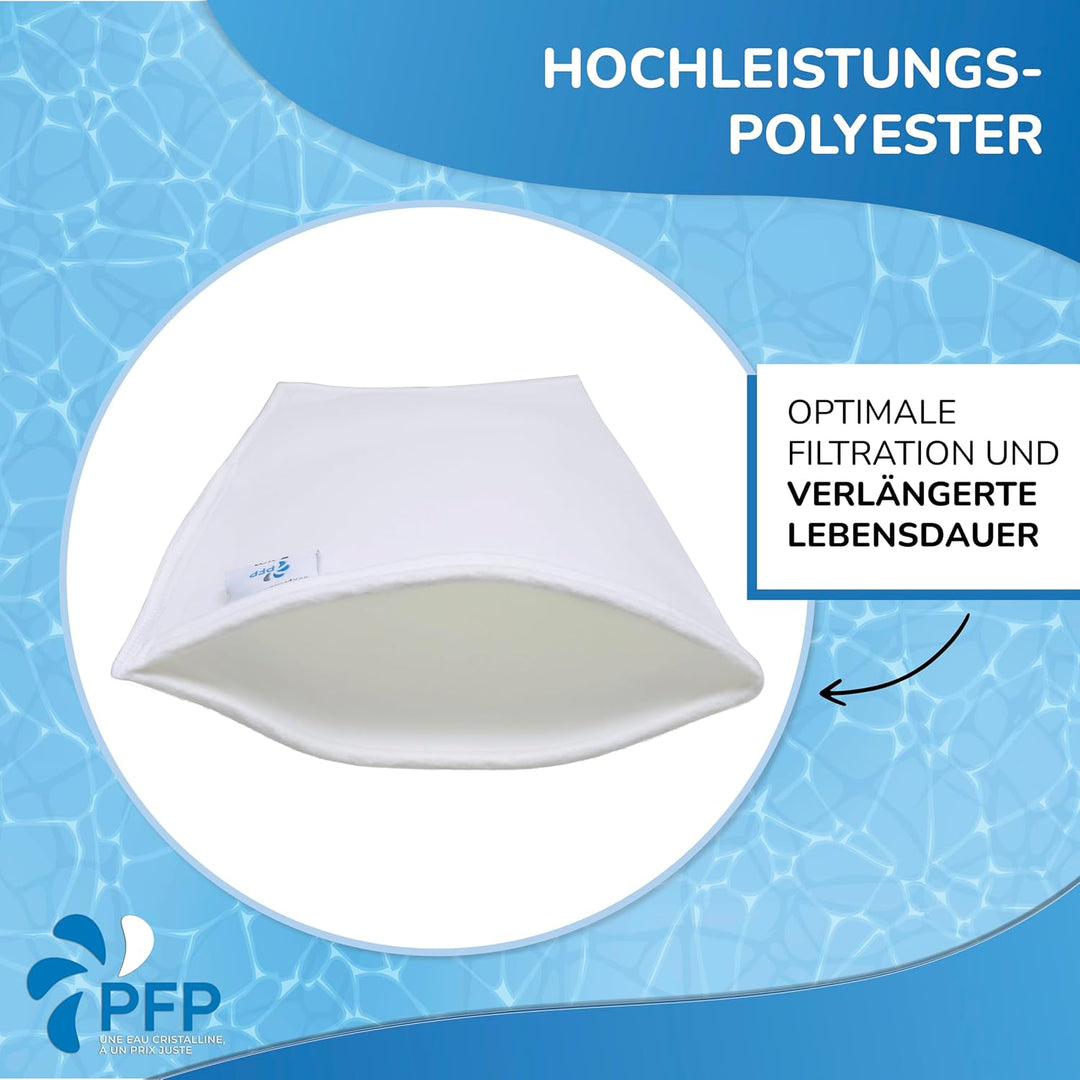 Filterbeutel, kompatibel mit Pools von Desjoyaux, 15 und 30 Mikrometer
