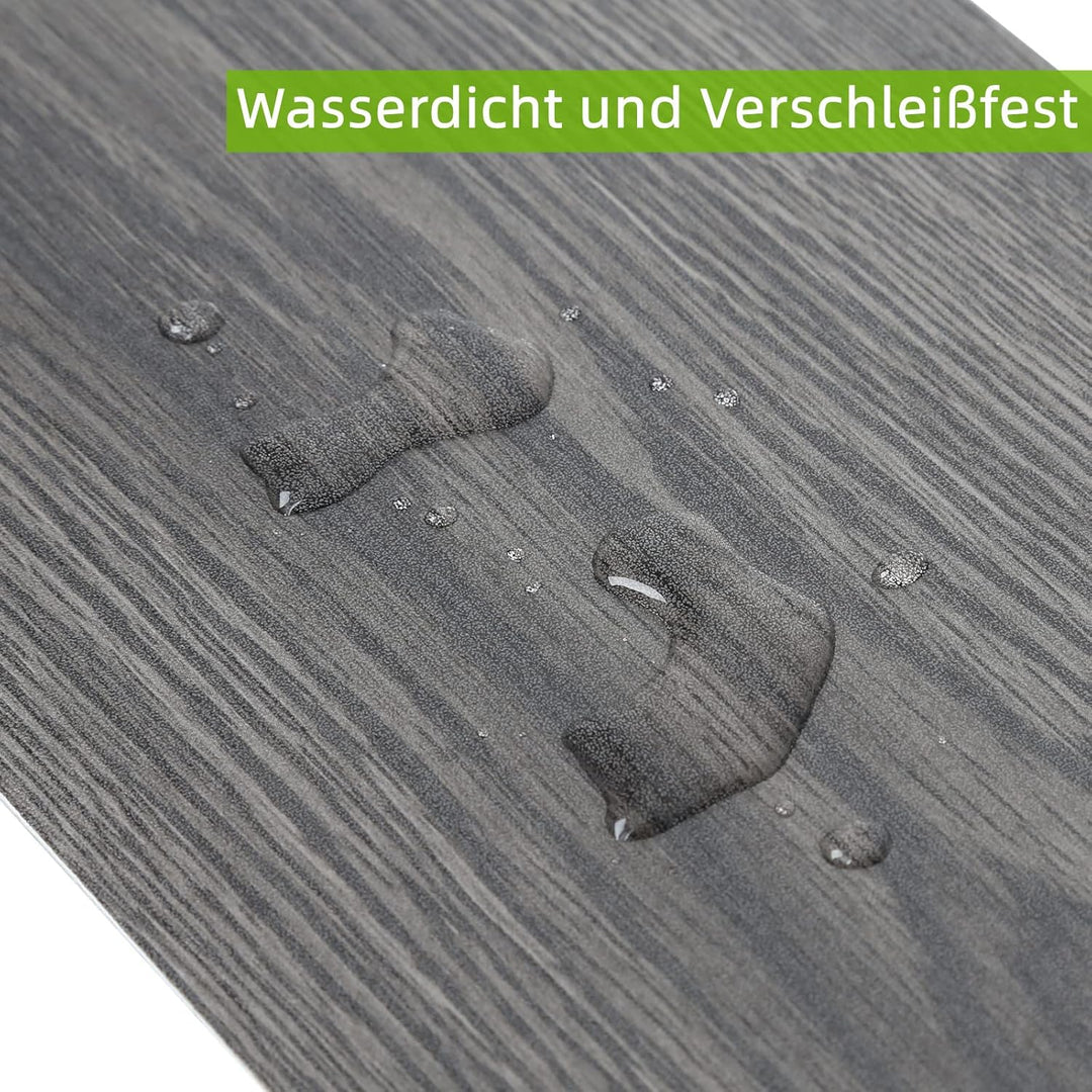 Herrselsam PVC Bodenbelag Selbstklebend, Vinylboden Wasserfest Rutschfest, Vinyl Laminat Rutschfeste