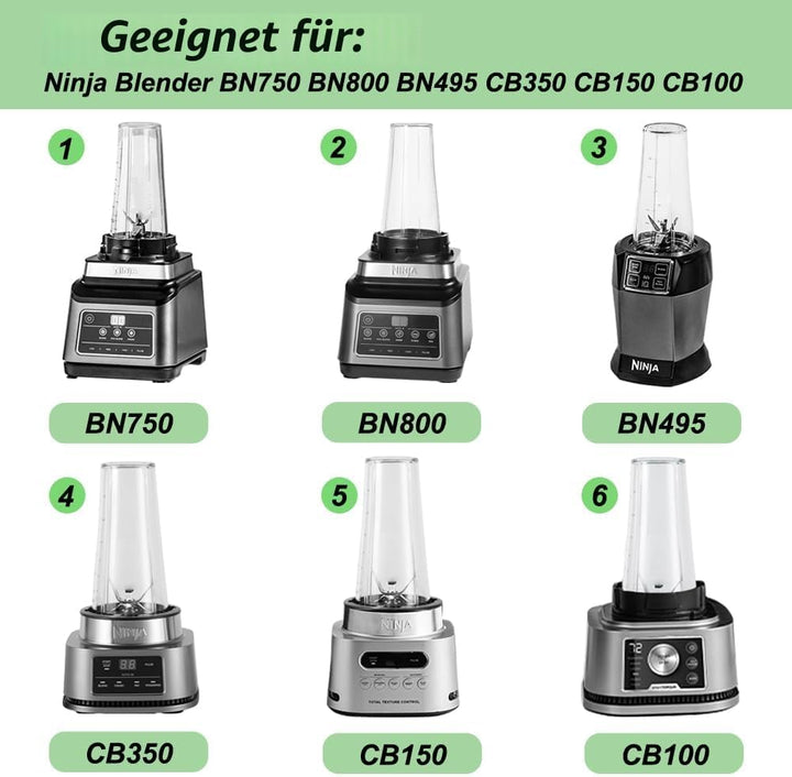 GINOYA Mixer Ersatzteile für Ninja Küchenmaschine & Mixer CB350EU BN800EU BN750EU BN650EU BN495EU CB