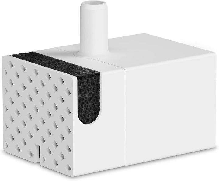 PETLIBRO Katzenbrunnen mit kabelloser Pumpe 2,5 l/84 oz Trinkbrunnen für Katze BPA-frei (Weiss - Nur