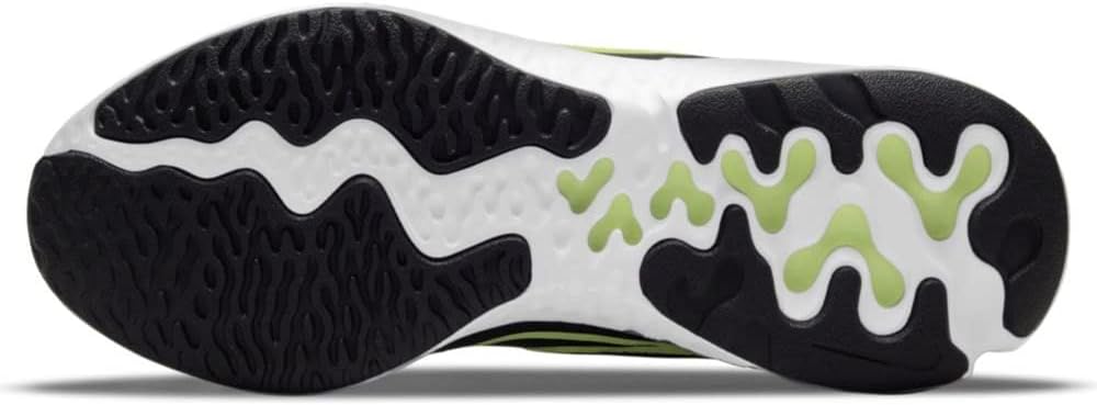 Nike Unisex Kinder Renew Run 2 (Gs) Laufschuh 36.5 EU Black Lt Lemon Twist Lilac White, 36.5 EU Blac