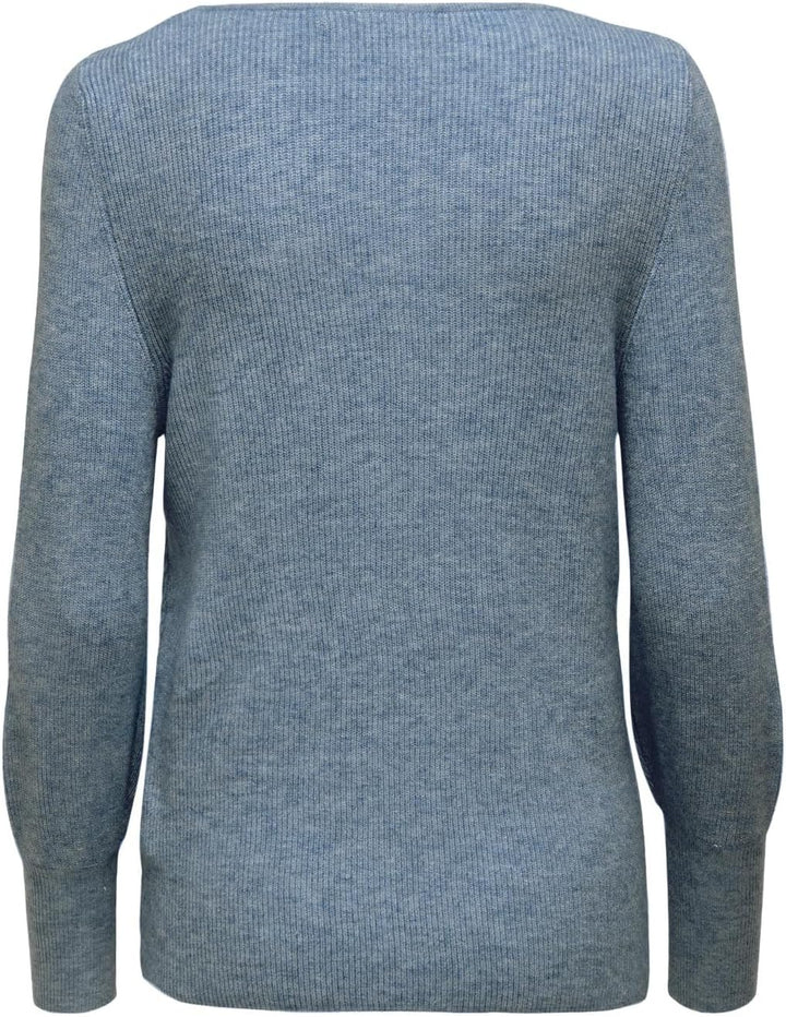 ONLY Female Strickpullover ONLATIA Strickpullover, China Blue Melange