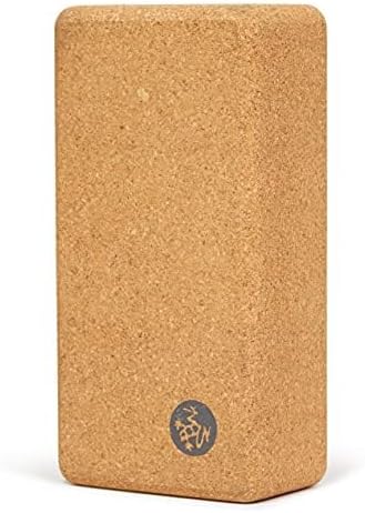 Manduka Lean Cork Block Yogablock 8.6” x 2.75” x 4.33” Kork, 8.6” x 2.75” x 4.33” Kork