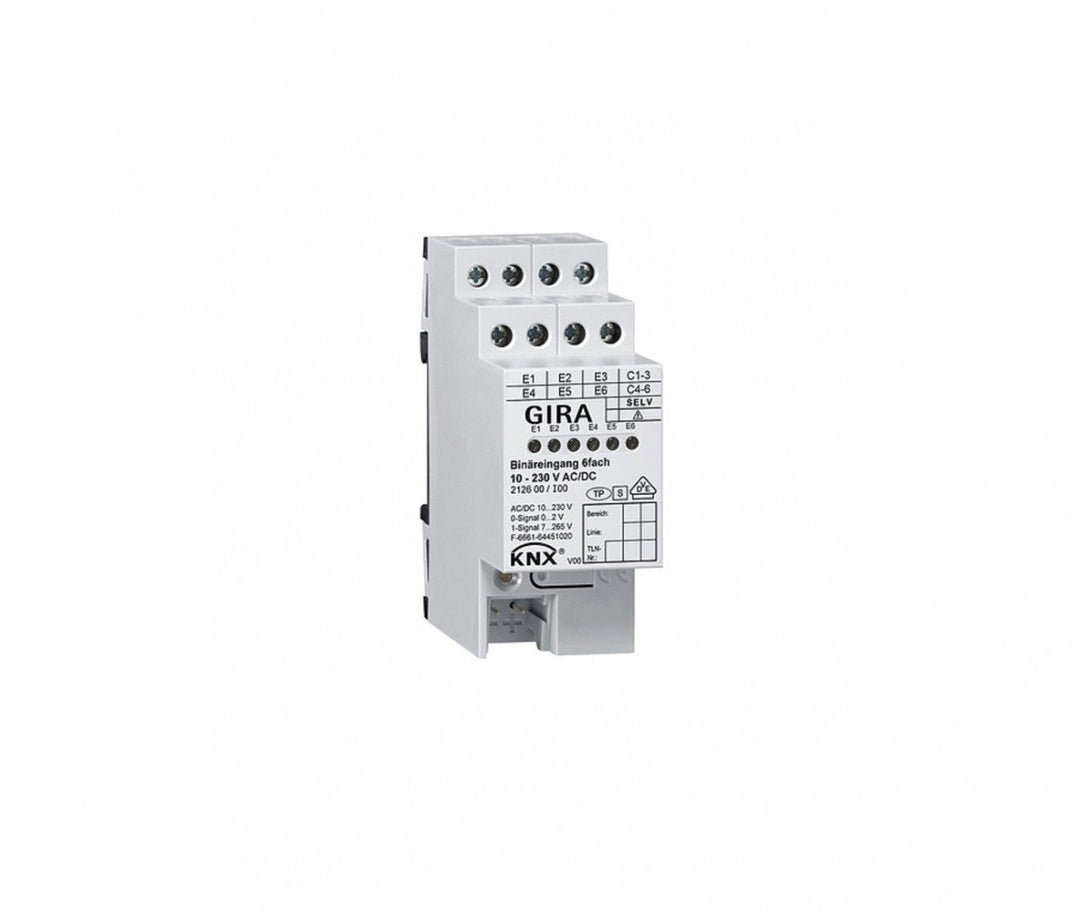 Binäreing. 6f 10-230 V AC/DC KNX REG GIRA 212600