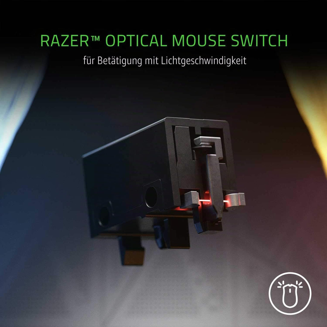 Razer DeathAdder V2 Mini-USB-Gaming-Maus: Optischer Sensor mit 8500 K DPI, 62 g leichtes Design, Chr