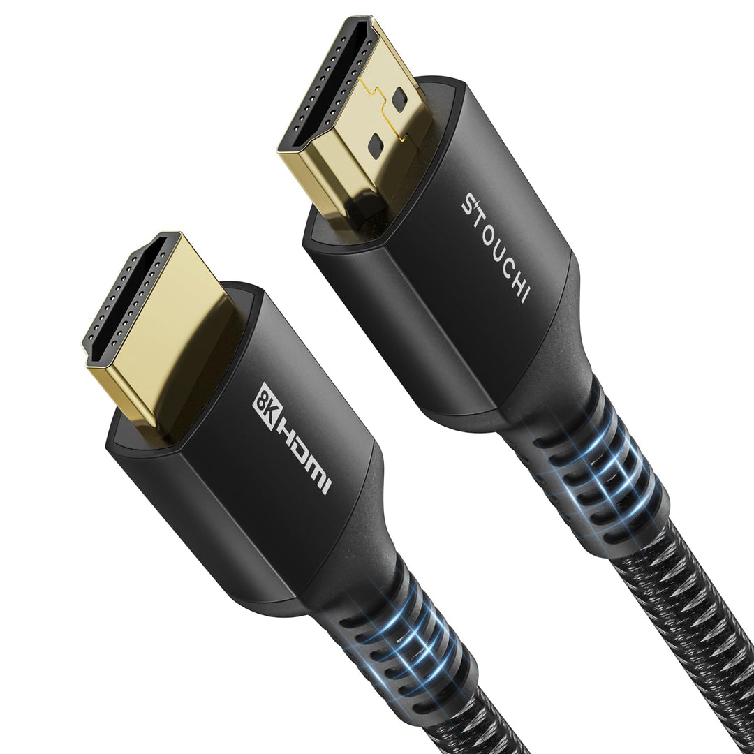 Stouchi 3m HDMI Kabel 8K,Ultra HD 48 Gbit/s Hochgeschwindigkeit 8K60hz 4K120hz 144Hz 165Hz RTX,DSC e