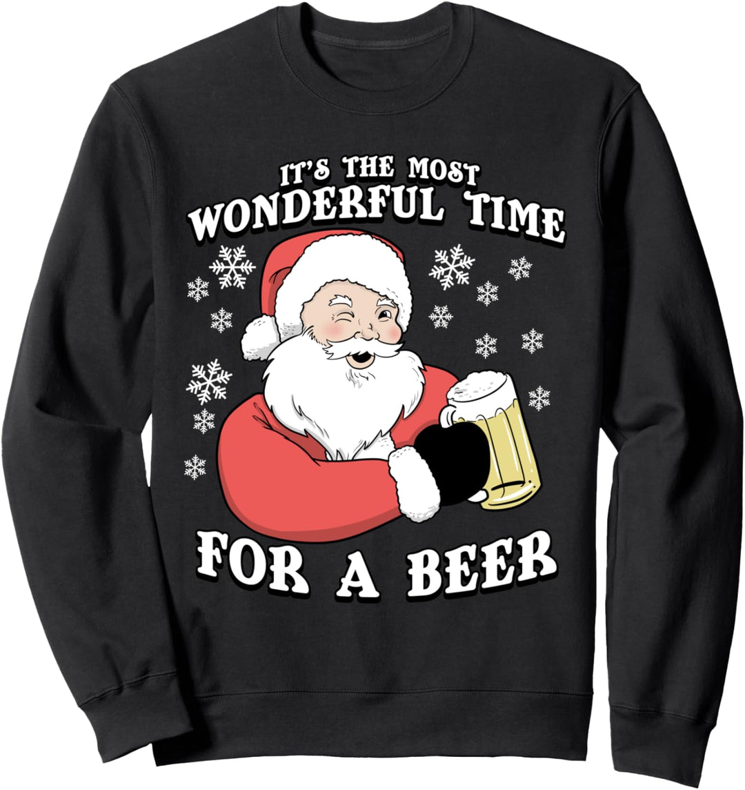 It's the Most Wonderful Time for a Beer | Christmas Sweatshirt