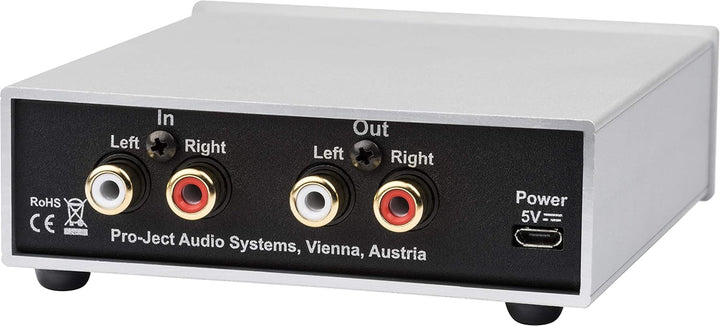 Pro-Ject Head Box S2 Mikro High End Kopfhörerverstärker (Head Box S2, Silber) Head Box S2 Silber, He