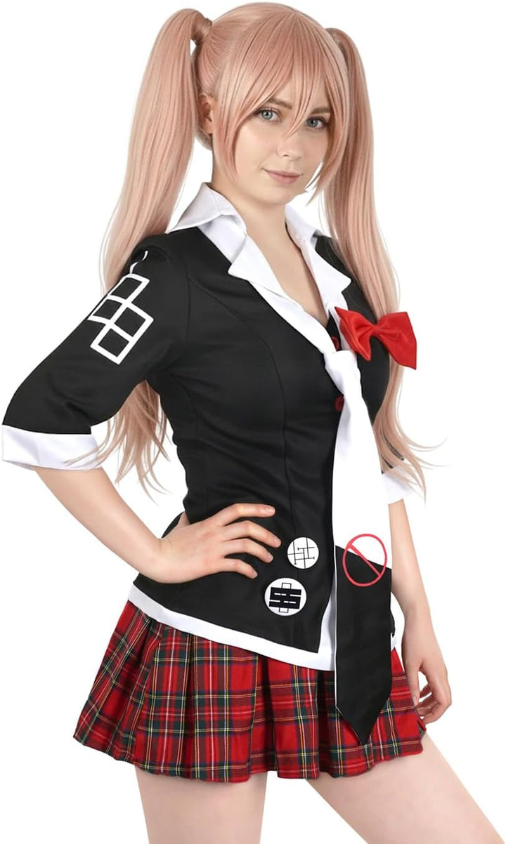 CoolChange Cosplay Kostüm von Junko Enoshima für Danganronpa Fans | Grösse: L, L