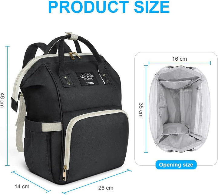 Vicloon Baby Wickelrucksack Wickeltasche, Wickeltasche Rucksack mit Babyflaschentasche, Multifunktio