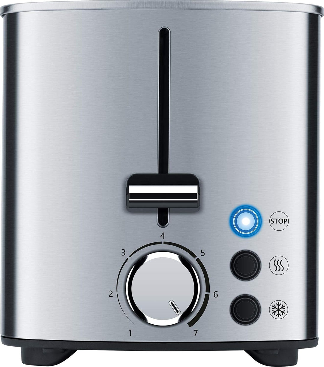 Steba Langschlitztoaster TO 21 Inox | Doppel-Langschlitztoaster | Anti-Fingerprint Edelstahlgeh?use