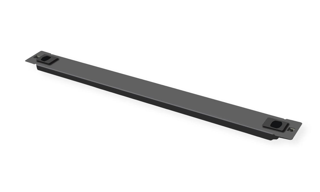 ROLINE 19"-Blindplatte Snap-in, 1 HE, RAL 9005 Tiefschwarz, 1 HE