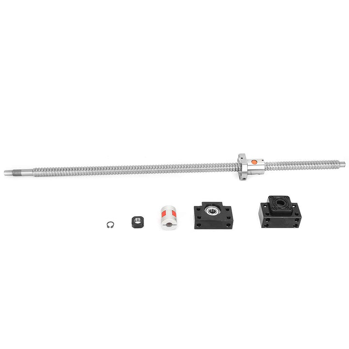 SFU1605 Gewindespindel 600 mm Edelstahl Kugelumlaufspindel mit BK12 / BF12 Unterstützung und 6,35 x