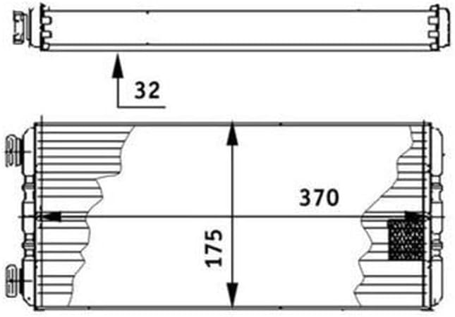 MAHLE AH 131 000P Innenraum-Wärmetauscher BEHR PREMIUM LINE