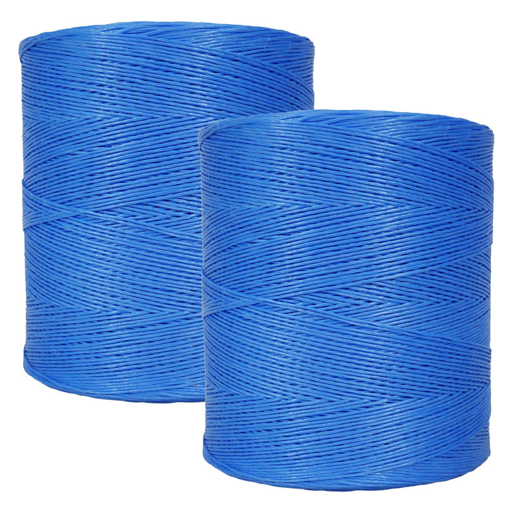 2X Allzweckschnur Schnur Bindfaden Garn PP Gartenschnur | Länge 2X 3000 m | Durchmesser 2-3mm | Bind