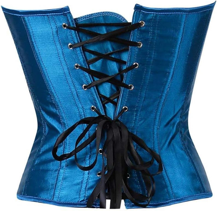Korsett Corsagenkleid Rock Kleid Corsage Korsage pfau Feder Damen Vollbrust Bustier Gothic Burlesque