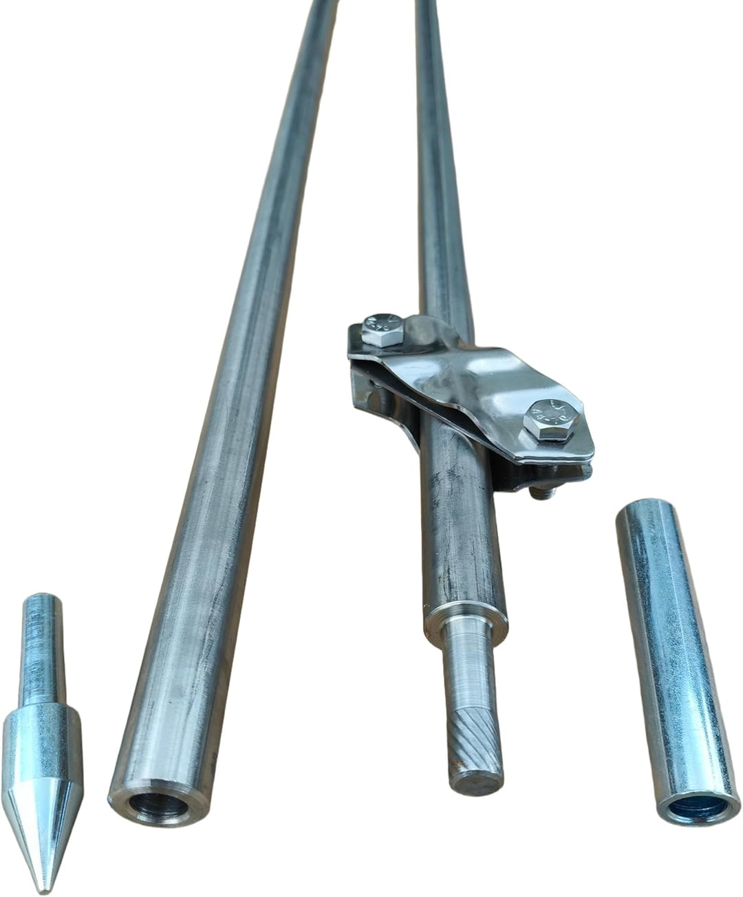 Tiefenerder Erder Erdung Staberder Ø16mm 1500mm V4A Edelstahl SET Längenauswahl 1,5m 3m 4,5m 6m 7,5m