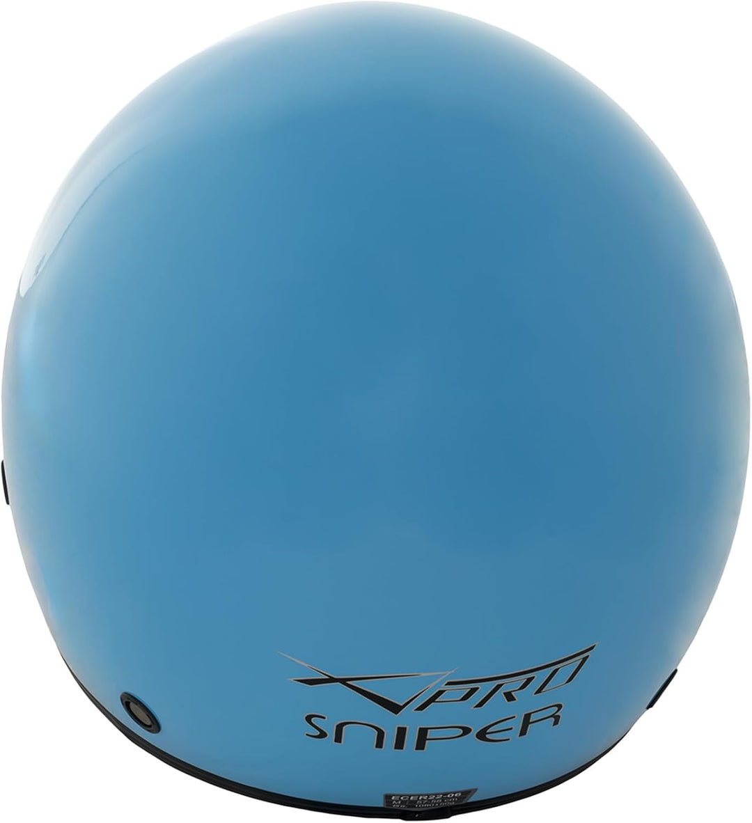 Motorradhelm Motorrad Roller Jet Helm Innensonnenblende Viser SonicMoto 55-56 cm ( S) Blau, 55-56 cm